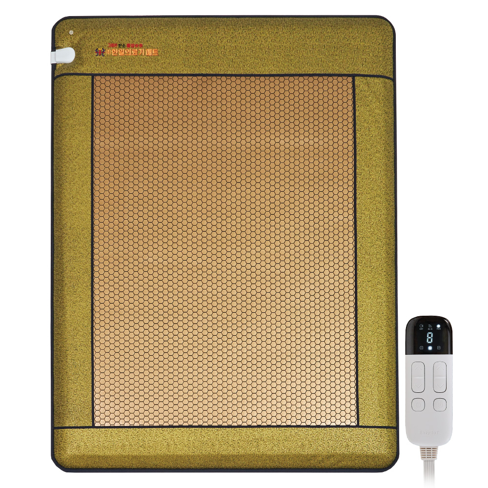 한일의료기 그래핀 스마트 IOT 어싱 탄소매트 전기요 HL-APB2, 그래핀 골드, 퀸더블(150 x 200 cm)